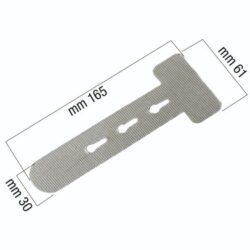 RINFORZO PER FUNG 3 FORI PVC BIANCO