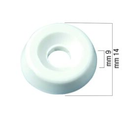 SOTTOVITI D.17 mm BIANCO (confezione: 100pz)