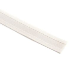NASTRO ACRILICO 25 mm BORD.2 ESTREMITA' RIVOLTE 786604 WHITE