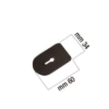 RINFORZO 1 FORO PVC BLACK (confezione: 50pz)