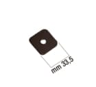 RINFORZO 1 FORO QUADRO PVC BLACK (confezione: 50pz)