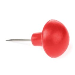 PUNTINE TESTA IN PLASTICA ROSSO