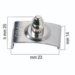 BOTTONI DOT CLIPS PER PARABREZZA GRANDE CON PERNO MM 22,2 X816377