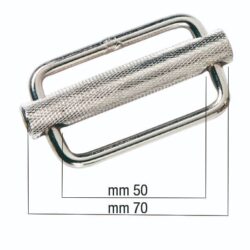 FIBBIA AUTOBLOC. PASSANTE INOX mm 50