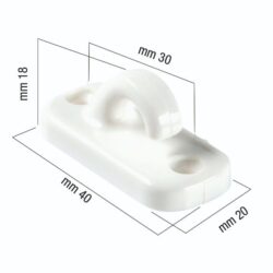 GANCIO CO20TE NYLON BIANCO