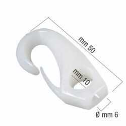 GANCIO NOT306 NYLON D. 6 BIANCO