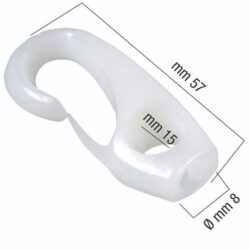 GANCIO NOT308 NYLON D. 8 BIANCO