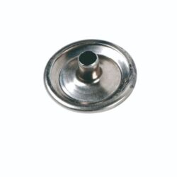 BOTTONE AUTOM. TESTA INOX d.17